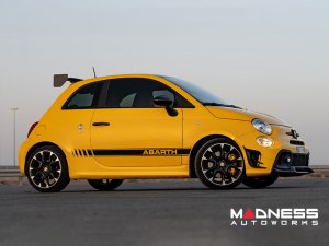 FIAT 500 Rear Roof Spoiler - Assetto Corse Style - Carbon Fiber